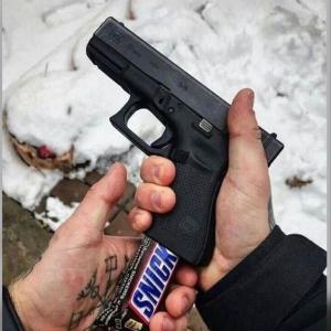 Glock in block